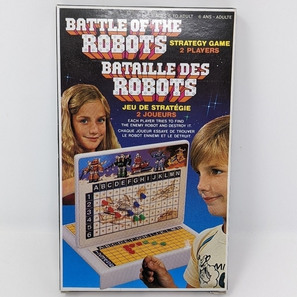 𝅺Vintage Battle of the Robots Travel Game New Unused - Picture 2 of 6